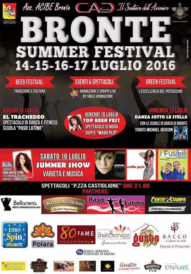 Bronte Summer Festival 2016