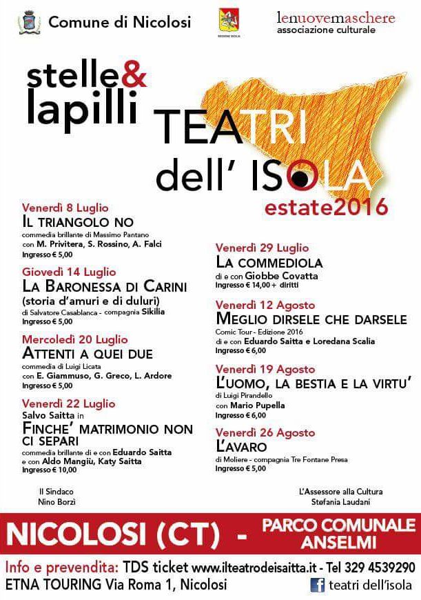 Teatri Dell'Isola 2016