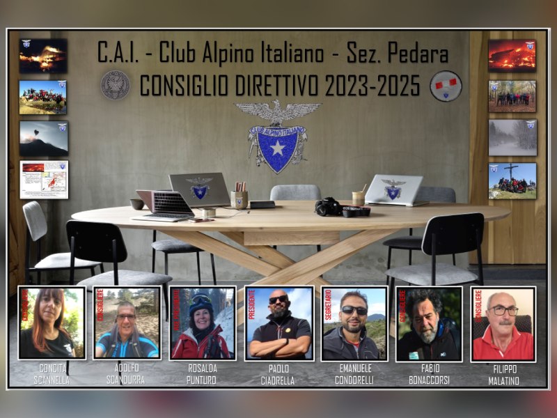 Rinnovato Il Consiglio Direttivo Della Sezione Del Club Alpino Di Pedara